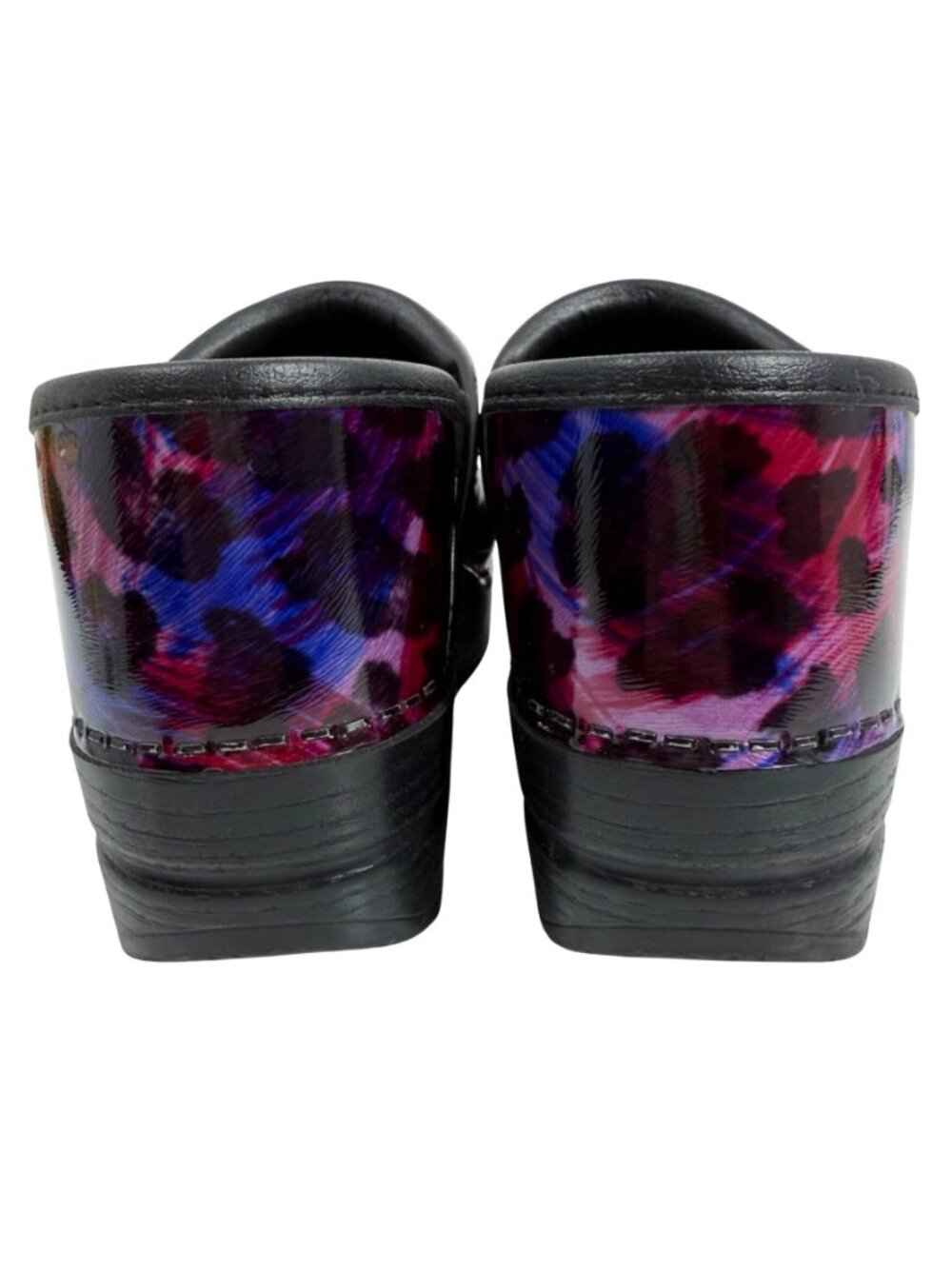 Dansko Women's Professional Clog Leopard Print Patent Leather EUR 38 US 7.5 - 8 - Picture 4 of 7